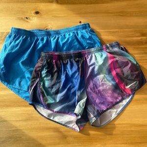 2 pairs of Nike Dri Fit running shorts